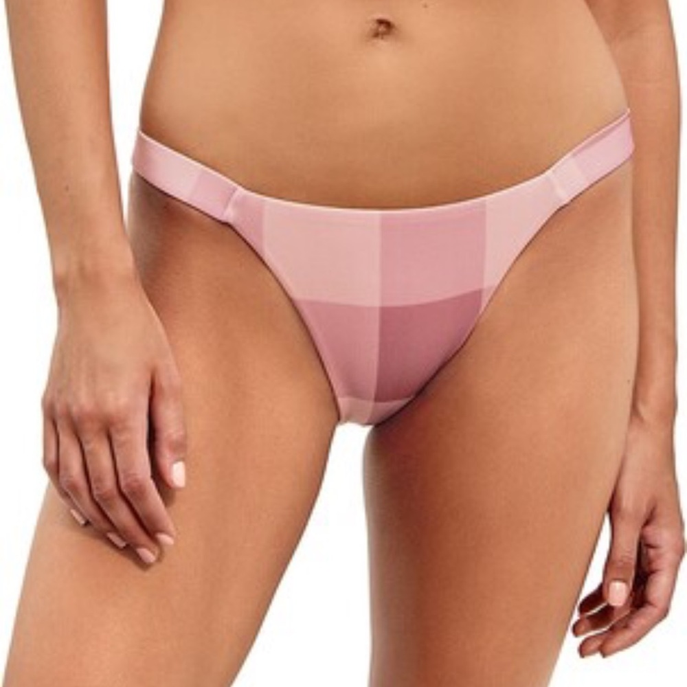 Vix Pink Checkered Bikini Set - Picture 2 of 8